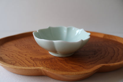 Arita Kikyo-Edge Celadon Small Plate