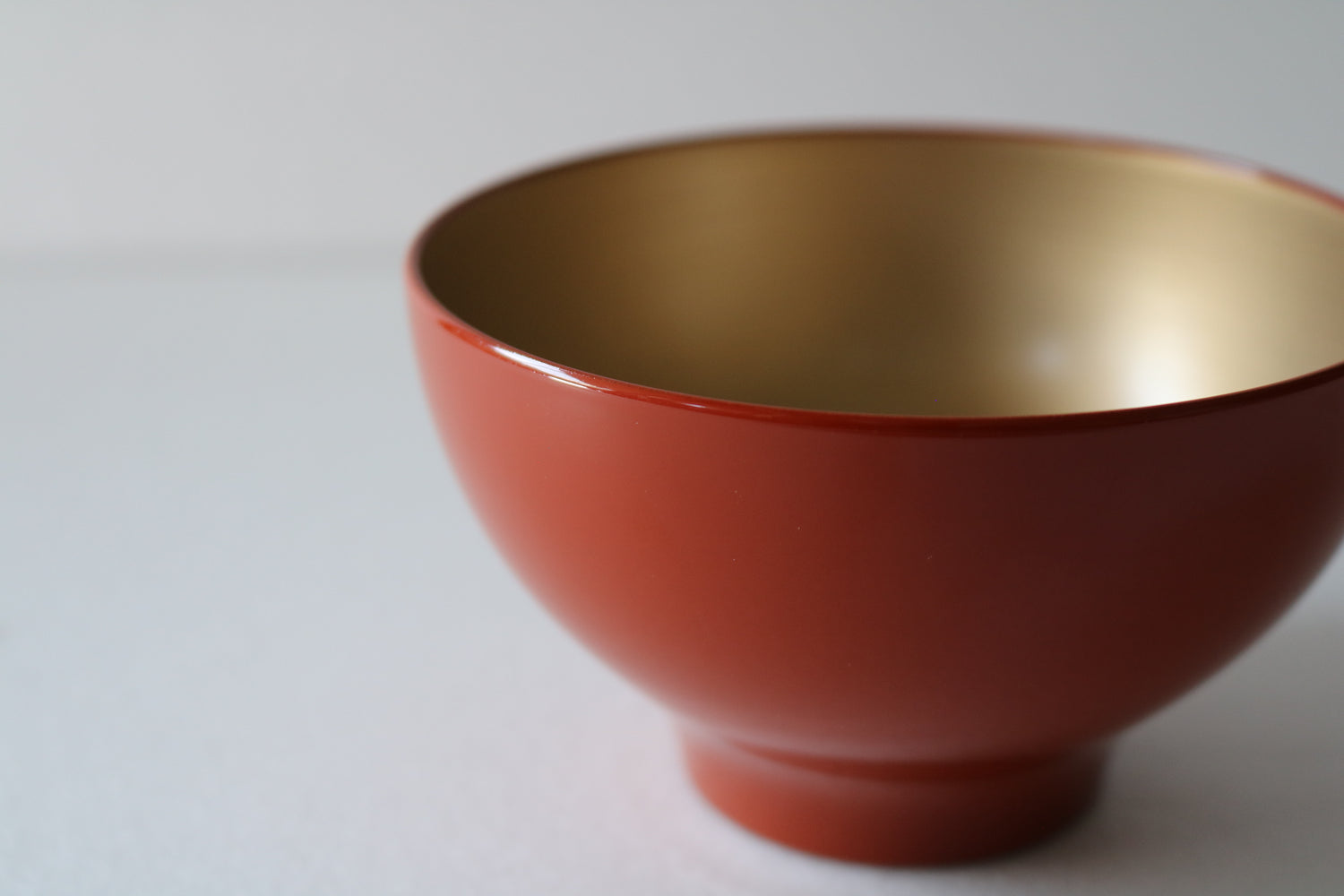 Modern Urushi Bowl (Small) Red/Gold