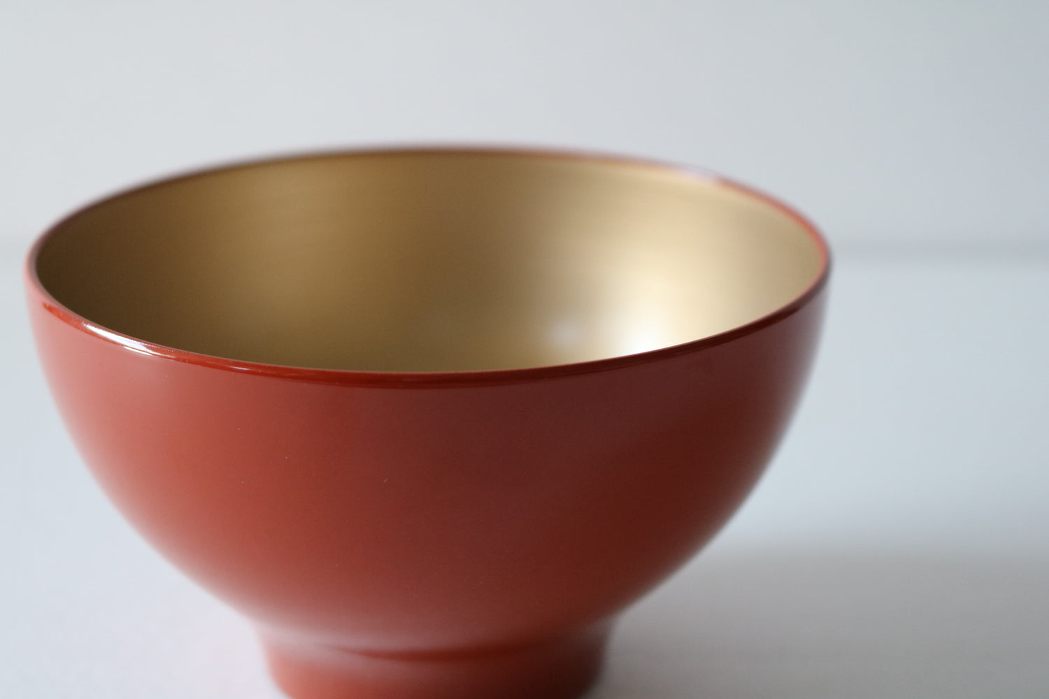 Modern Urushi Bowl (Small) Red/Gold