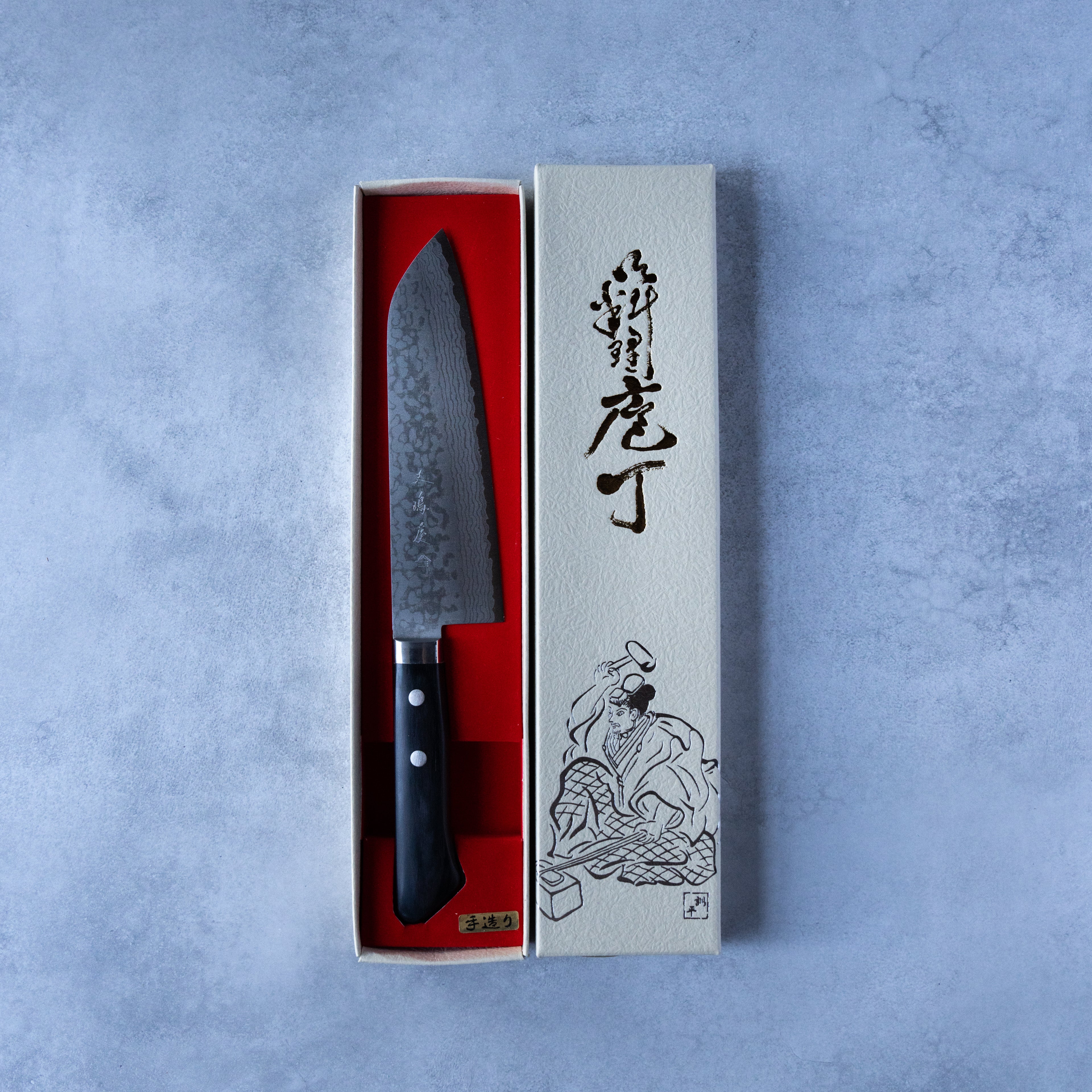 Fukui Artisan Damascus Kitchen Knife - Sairyu