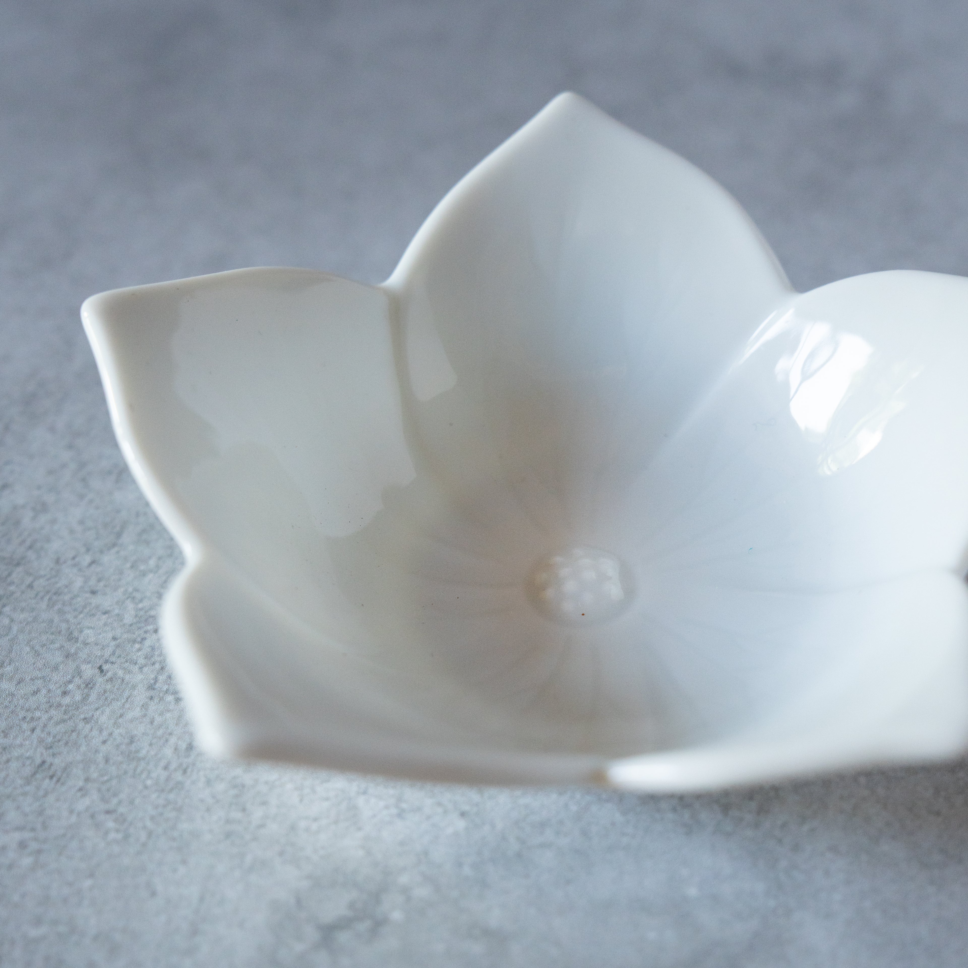 White Bellflower Small Bowl