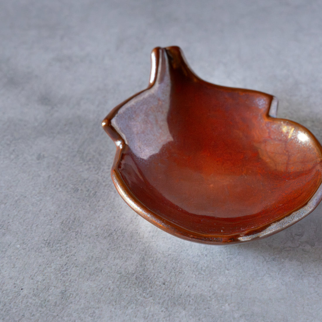 Copper Crystal Eggplant Dish