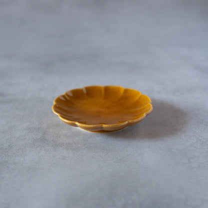 Brown Flower Petal Plate