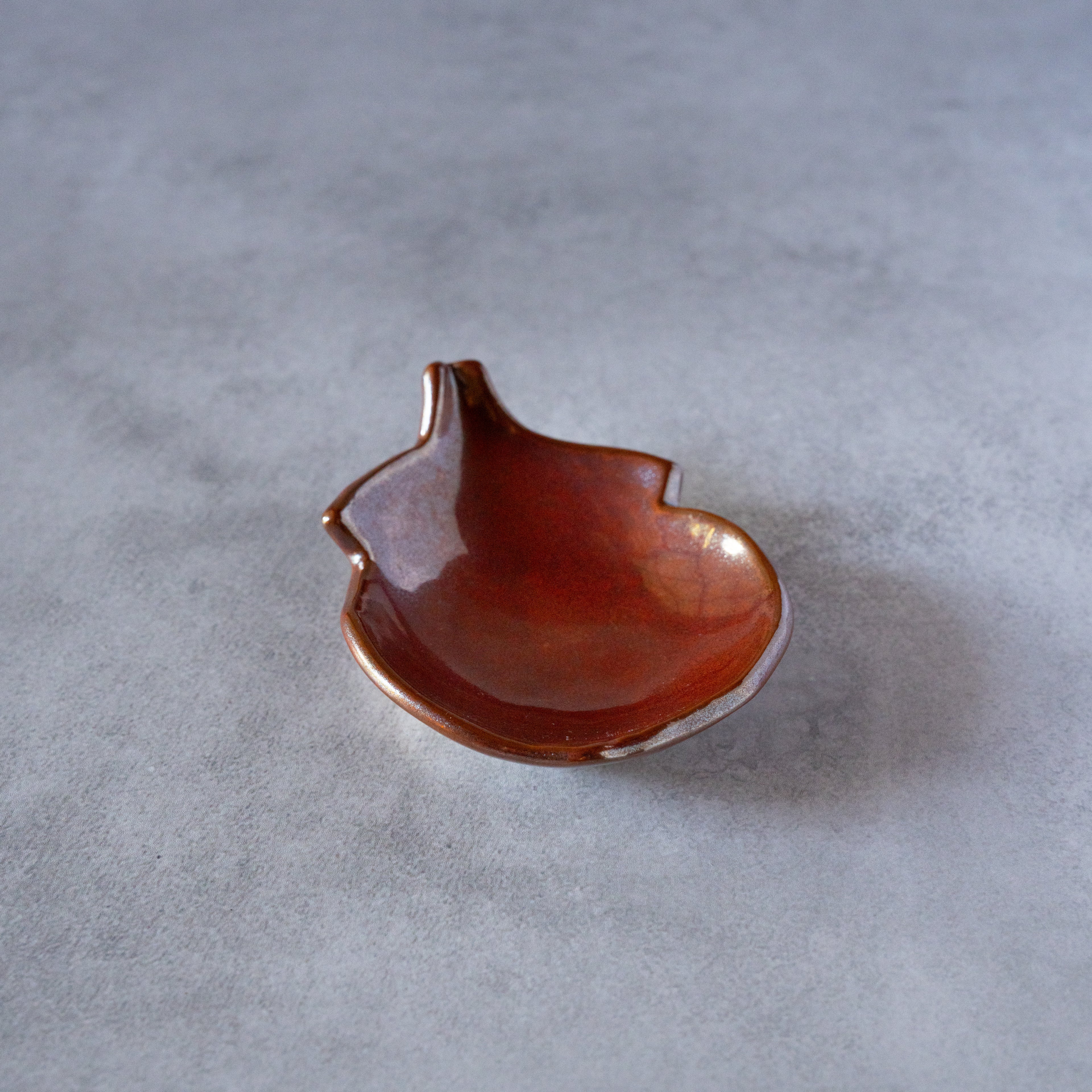 Copper Crystal Eggplant Dish