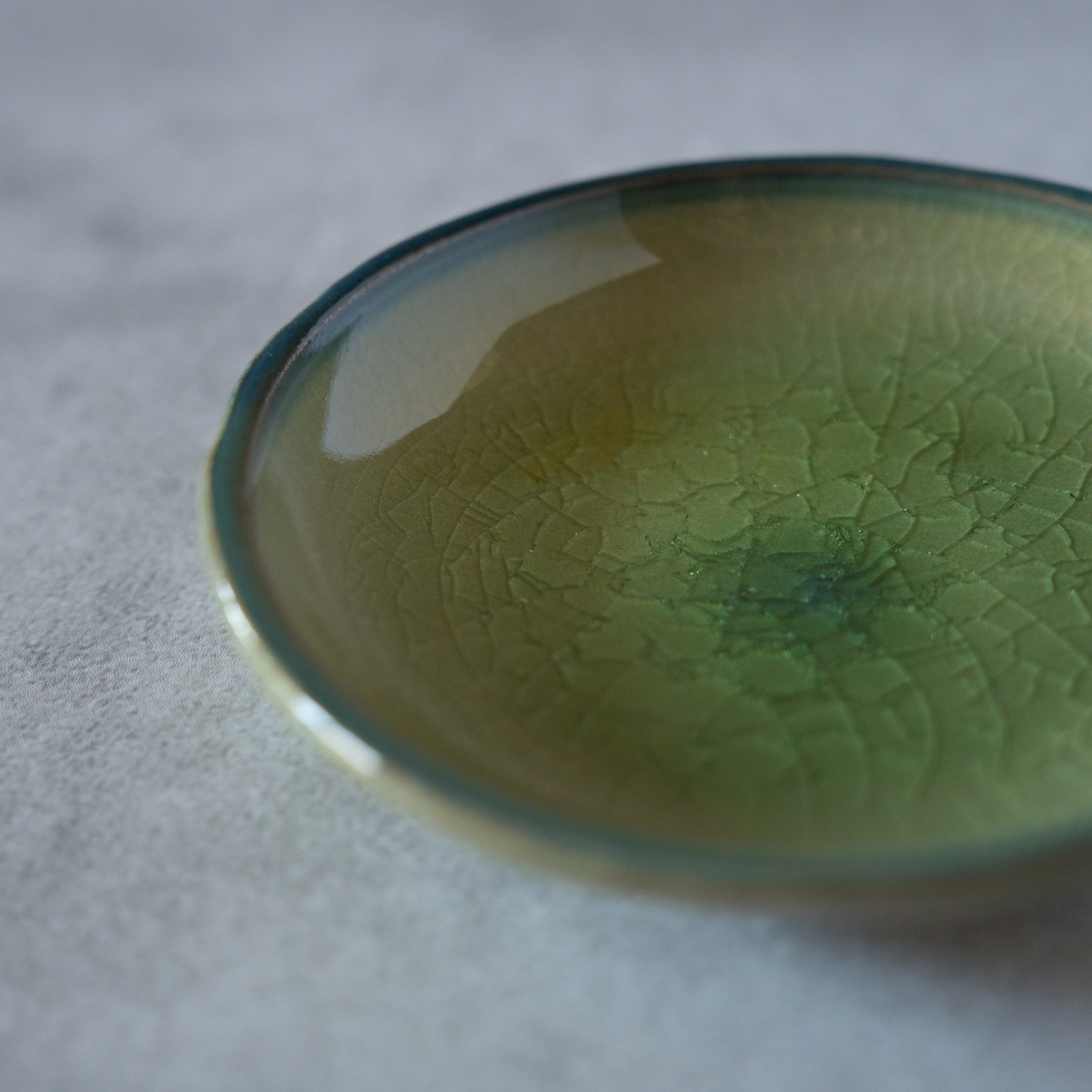 Green Harmony Minoyaki Sauce Plate