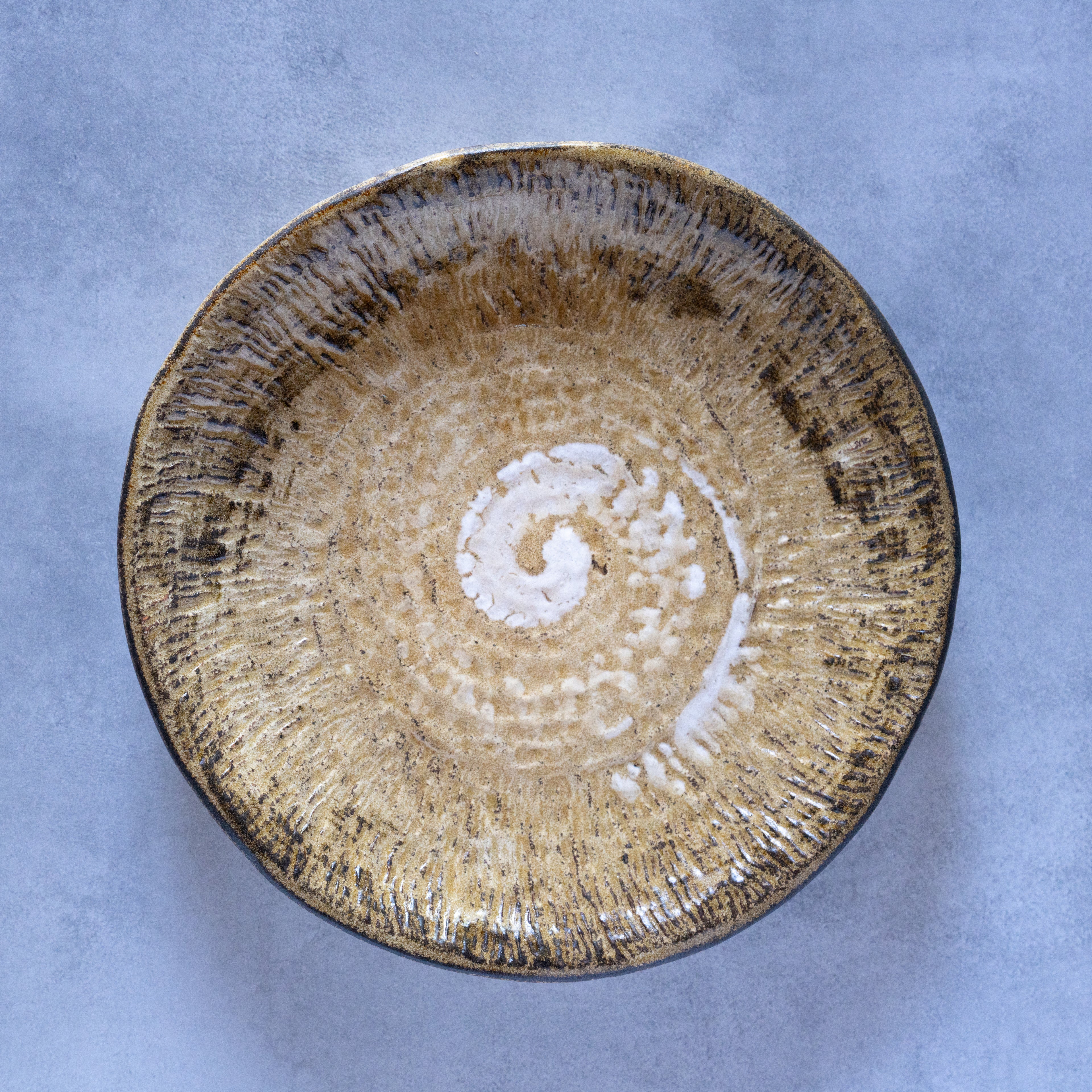 Rustic Gold Artisan Plate – Bold Elegance in Earthen Yellow